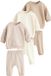 Next Baby Sweatshirt en Joggingbroeken Set 6 stuks - Unisex - Bruin