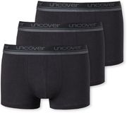 Uncover Schiesser Uncover Heren Short 3P - Zwart - Maat 3XL