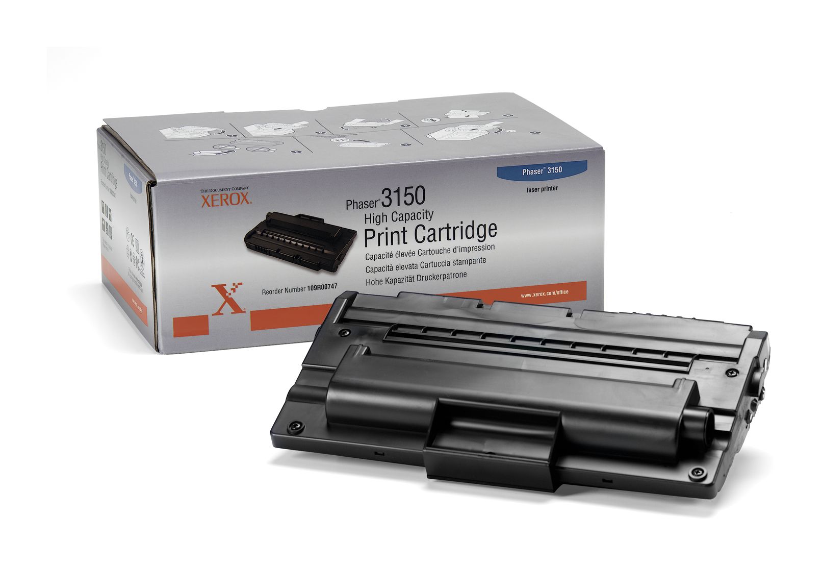 Xerox Phaser 3150 Zwarte Toner Cartridge (5.000 pagina's) - 109R00747