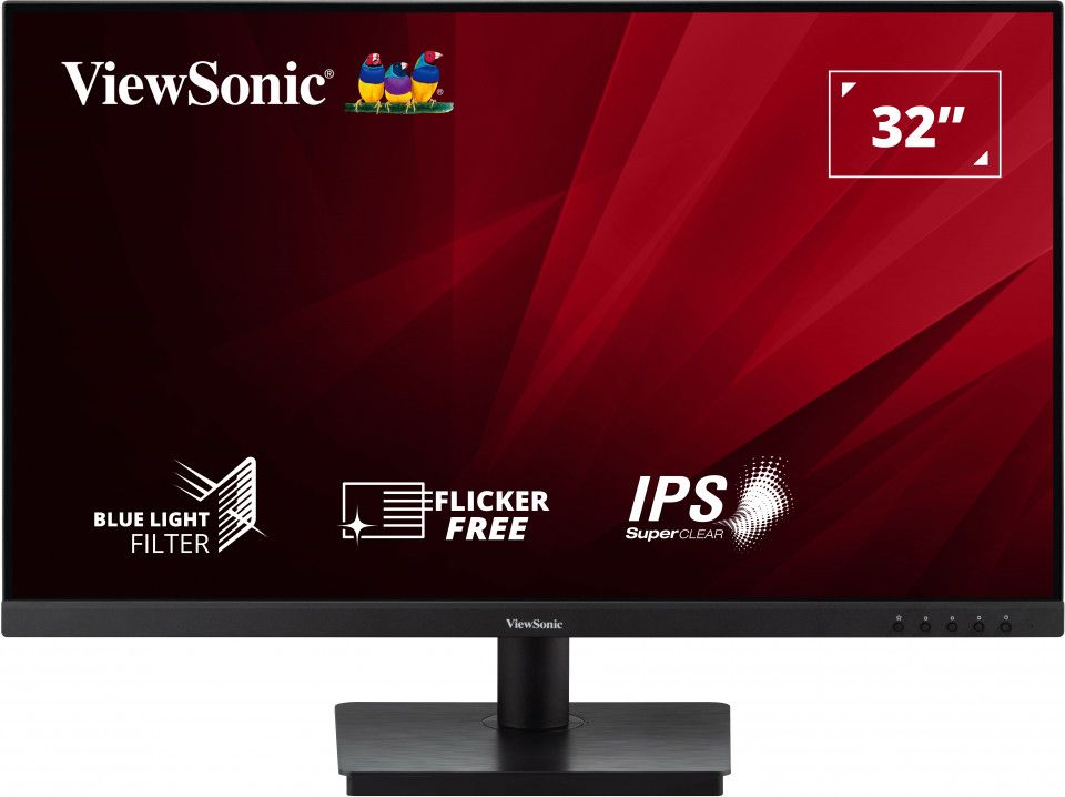 ViewSonic VA3209-2K-MHD - 32 inch Quad HD Monitor - IPS - 75Hz - HDMI - DisplayPort