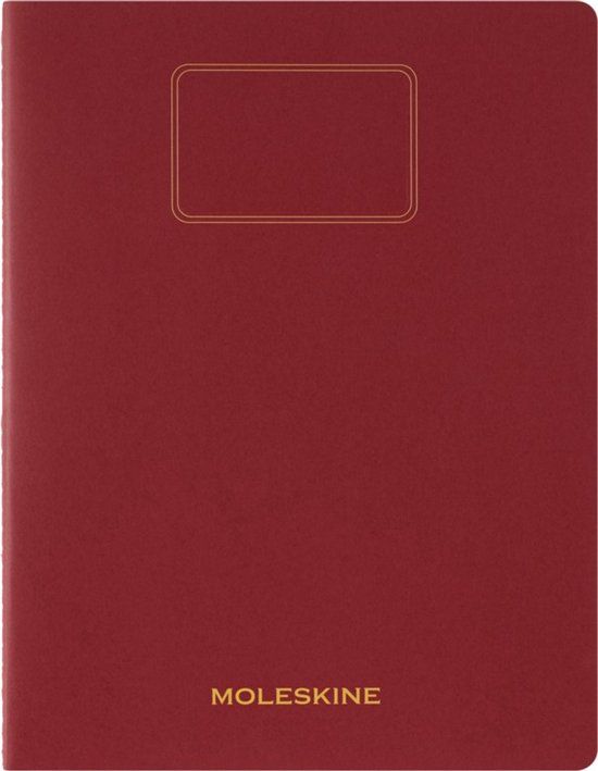 Moleskine Schrift Student XXL - Zachte kraft - Gelinieerd - Rood