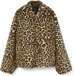 Vero Moda VMSONJALIGA AOP SHORT JACKET GA BOO 10331290 Silver Mink/leopard Women's Size - M