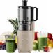 Safecourt Kitchen Slow Juicer - krachtige motor [Pre-cutter & Cold-press technologie] - eenvoudige reiniging - BPA-vrij - sapcentrifuge Beige