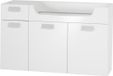 Differnz Onderkast 100x60x33cm met softclose MDF Wit