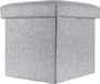 Intirilife Opvouwbaar krukje 30x30x30 cm ALASKA GREY