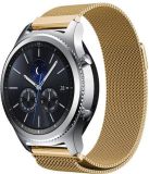 By Qubix Qubix - Compatible Samsung Gear S3 Milanese Bandje - Goud