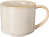 Excellent Houseware Tasse à café/tasse à thé - set 4x - Rustic - beige - 330 ml - tasses - céramique