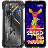 Blackview Smartphone Blackview Rock 3 4G - 6,78" 8GB+256GB, 10.000 mAh Android 16 Oranje