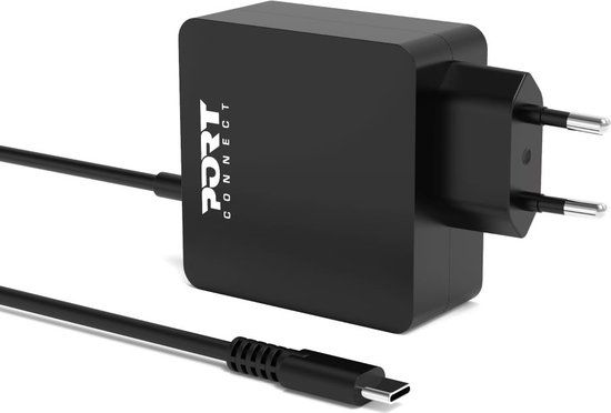 PORT Designs PORT Connect Oplader - Netvoeding - USB-C - 45W - Zwart