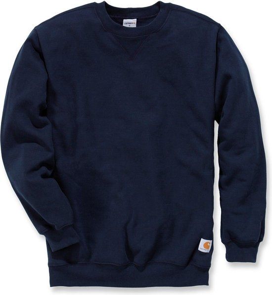 Carhartt K124 Midweight Crewneck Sweatshirt - Original Fit - Navy - XXL (Valt Groot)