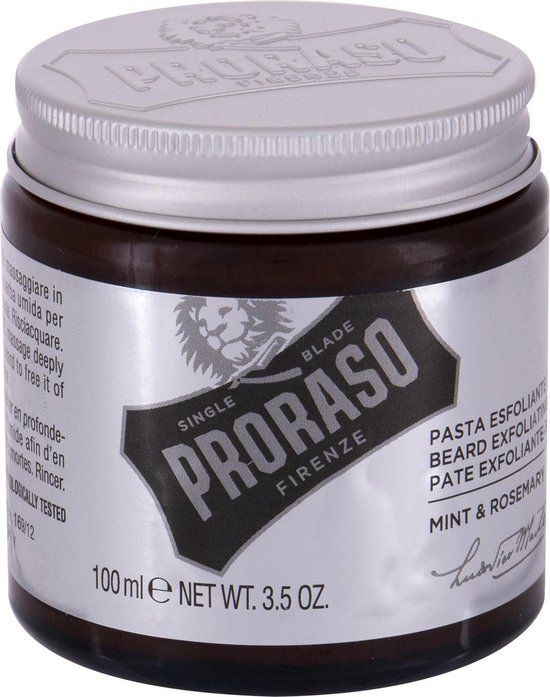 Proraso Beard Exfoliating Paste - Mint & Rosemary - 100 ml