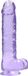 Shots - RealRock - Crystal Clear Shots BV 9" / 23 cm Realistic Dildo With Balls - Purple