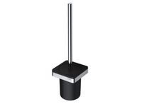 Geesa 918811-02-06 Toiletborstel met houder - Zwart / Chroom