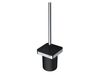 Geesa 918811-02-06 Toiletborstel met houder - Zwart / Chroom