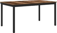 vidaXL Eettafel, 150 x 78 x 75 cm, metaal