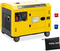 MSW Noodgenerator diesel - 7220 / 8500 W - 30 L - 240/400 V - mobiel - AVR - Euro 5