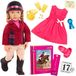 Lily Anna Poupée Deluxe de 46 cm – avec tenue d'équitation et accessoires