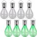 Sunnydays Fornord Import Distribution Solar sfeer tuin hanglamp - 8x stuks - groen en wit - kunststof - 15 cm
