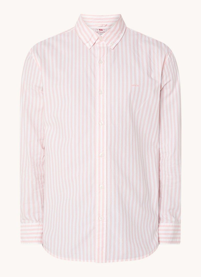 Levi's Regular Fit Overhemd met Streepprint en Logoborduring