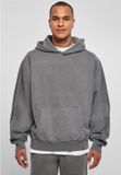 Urban Classics Heavy Terry Garment Dye Hoodie/trui - 3XL - Grijs