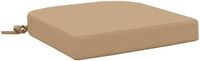 vidaXL - Coussin d'assise - Soest - 100% Polyester - Sable - 45 x 45 x 7 cm