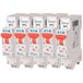 EATON 109128 PLGC4-C10/1N Modulaire schakelaar PH/N – wit – controller oranje – 1P + N / 10 A – curve C – directe aansluiting zonder schroeven – 5 stroomonderbrekers