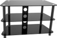 VDD TV kast meubel - audio hifi meubel - 80 cm breed - zwart