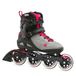 Rollerblade Macroblade 90 W inlineskates voor dames, neutraal grijs/paradijs-roze