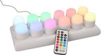 Securit Amsterdam RGB LED-theelichtjes set