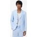 John Varvatos Allen Veste - Coupe ajustée à revers cranté Bleu acier