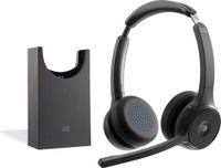 Cisco HS-WL-722-BUNAS-C Micro-casque Sans fil Bandeau Bureau/centre d'appels Bluetooth Station de charge Noir