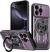 Techsuit Hoesje geschikt voor Apple iPhone 16 Pro - RuggedCam Back Cover - Geschikt voor MagSafe - Paars