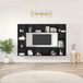 Maison Exclusive - Ensemble meuble TV, 4 pièces, 37 x 37 x 142,5 cm, noir