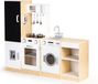 ECOTOYS Ecostore Kinderkeuken - Hout - Wit - 127x29,5x106 cm