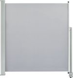 vidaXL Tuinscherm uittrekbaar 140x300 cm grijs