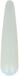 Patipada Massage griffel 7.5 cm Opaliet synth - wit - 7.5 cm