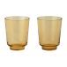Muuto Verre Raise 30 cl, lot de 2 Orange brûlé