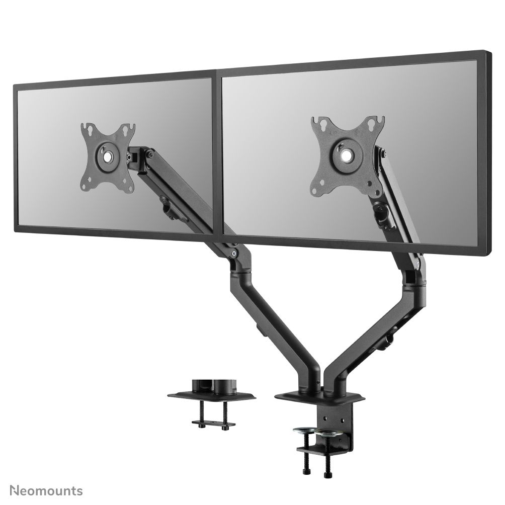 Neomounts by Newstar Monitorarm for 2 Monitors 17-27" - Desk Mount - Black