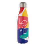 Draeger Paris Drinkfles van roestvrij staal "Love", meerkleurig, 500 ml