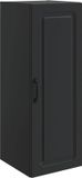 vidaXL Wandkast 33 x 34,5 x 90 cm Bewerkt hout Zwart