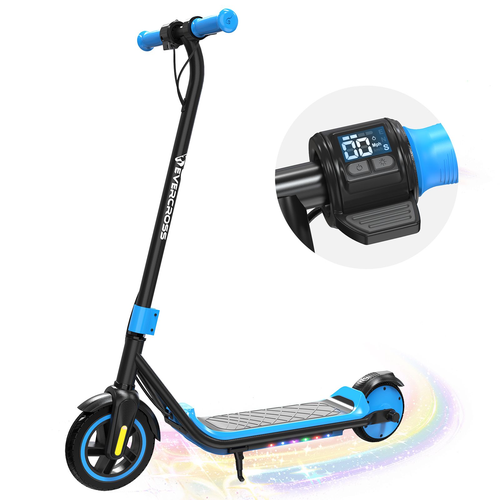 EVERCROSS TECH E6 Elektrische Step voor Kinderen, 7" Lichte E-Scooter voor 6-12 Jaar, Elektrische