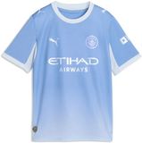 Puma Junior Manchester City Voetbalshirt Thuis - Lichtblauw/Wit