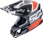 Scorpion VX-16 Evo Air Analog Zwart Wit Rood Crosshelm - Helm