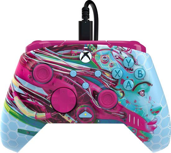 PDP Gaming Rematch Bedrade Controller - Android Dreams Glow in the Dark - Xbox Series X|S