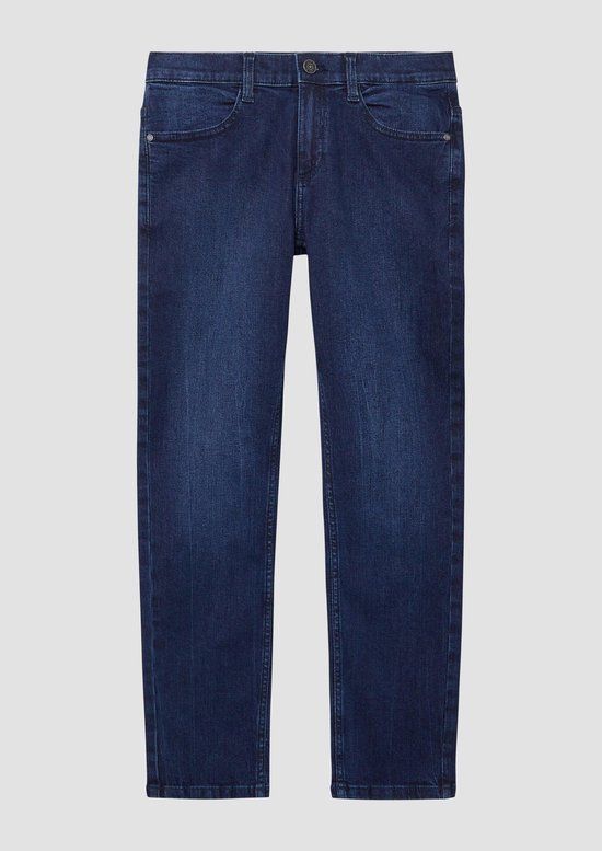 s.Oliver Jeans-Hose SEATTLE Bootcut Fit Kinderen Mannen donkerblauw Katoen met stretch Rits Regular Waist