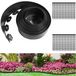 Bordure de jardin flexible en plastique avec 30 piquets (10 mètres)