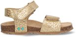 BunniesJR 225408-932 Meisjes Platte Sandalen - Goud - Imitatieleer - Klittenband