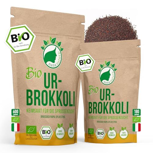 NanaNatura's NanaNatura Biologische Ur-Broccoli Spruitjes Kiemzaden 600g