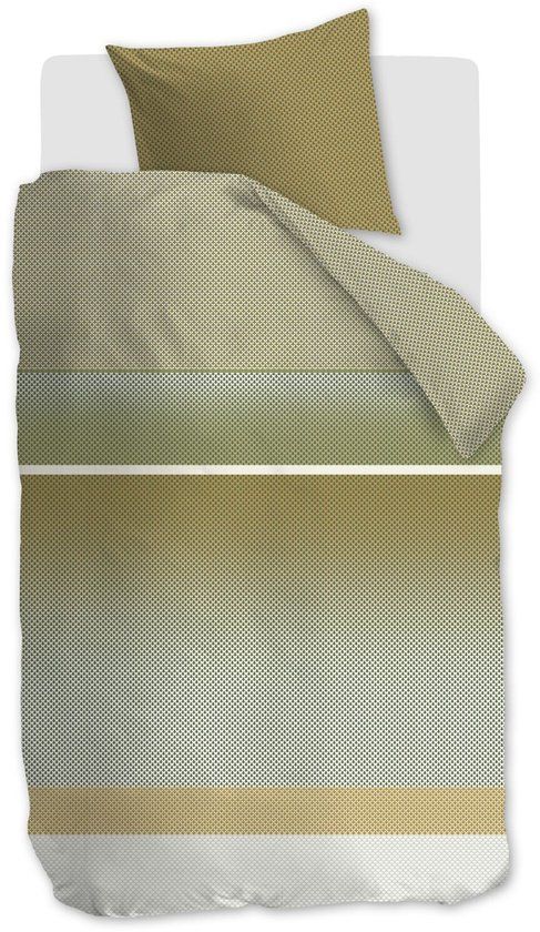 Beddinghouse Elvi dekbedovertrek - Eenpersoons - 140 x 200/220 cm - Groen