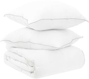 vidaXL - Dekbedset - 2 stuks - 240 x 260 cm - Zomer - 150 gsm - Bamboevezel - Wit